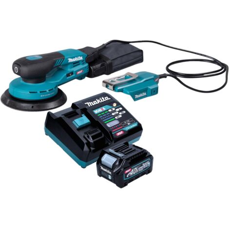 Makita BO 004 CGD101 Akku Exzenterschleifer 40 V max. 150 mm 3,0 mm Hub Brushless + 1x Akku 2,5 Ah + Ladegerät