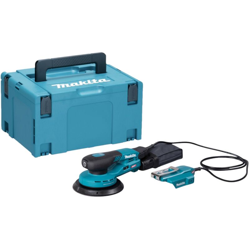 Makita - bo 004 CGZ01 Ponceuse excentrique sans fil 40 v max. 150 mm 3,0 mm course Brushless + Makpac - sans batterie, sans chargeur