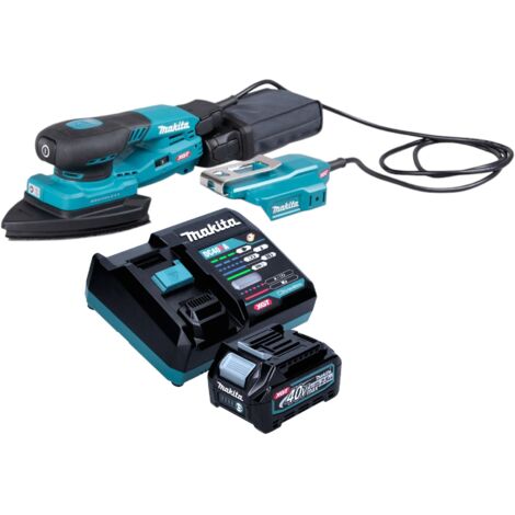 Makita BO 006 CGD101 Akku Deltaschleifer 40 V max. 100 x 150 mm 3,0 mm Hub Brushless + 1x Akku 2,5 Ah + Ladegerät