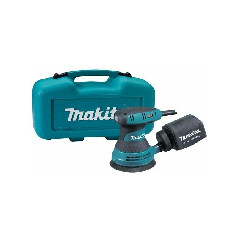 Makita Bo5031k Ponceuse Excentrique Dans Coffret 300w 125mm