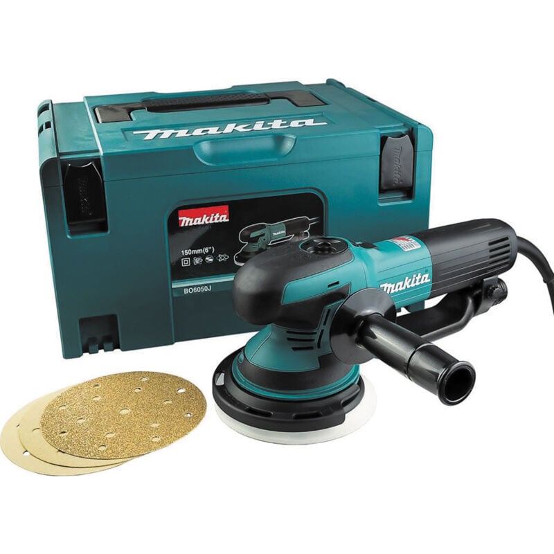 Makita - BO6050J 240v Orbital sander 150mm dia pad