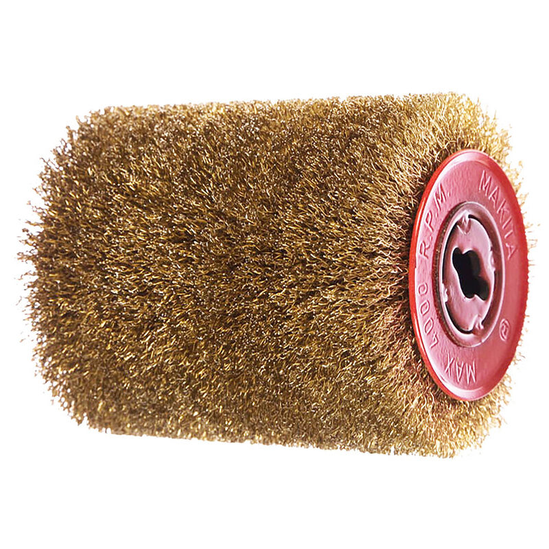 MAKITA Brosses fil d'acier laitonné pour décapeur 9741 - P-65648