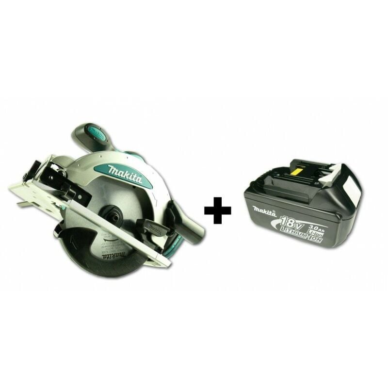Bss 610 Scie circulaire sans fil 165 mm 18V + 1x Batterie 3 Ah - sans chargeur - Makita