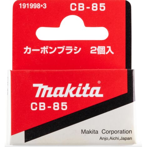 Makita CB-85, cepillos de carbón, para herramientas eléctricas Makita, alto rendimiento, duraderos, resistentes al desgaste, ideales para prolongar la vida útil de las herramientas