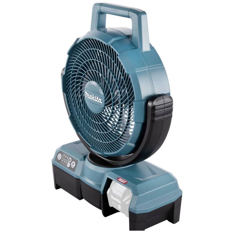 Makita Ventilatore da terra (Ø x A) 235 mm x 463 mm Turchese, Nero Oscillante