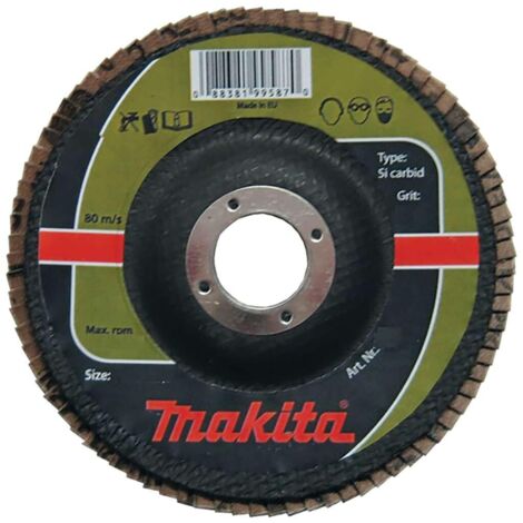 Makita ściernica listkowa si carbid 125x22,23mm p 40 kamień, ceramika, tw. sztuczne