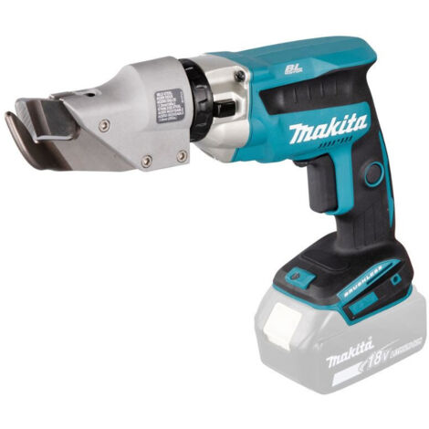 Makita – Cisaille courbe sans fil 18V DJS131Z – Capacité de coupe 1,3 mm – Moteur Brushless – Technologie XPT pour conditions exigeantes