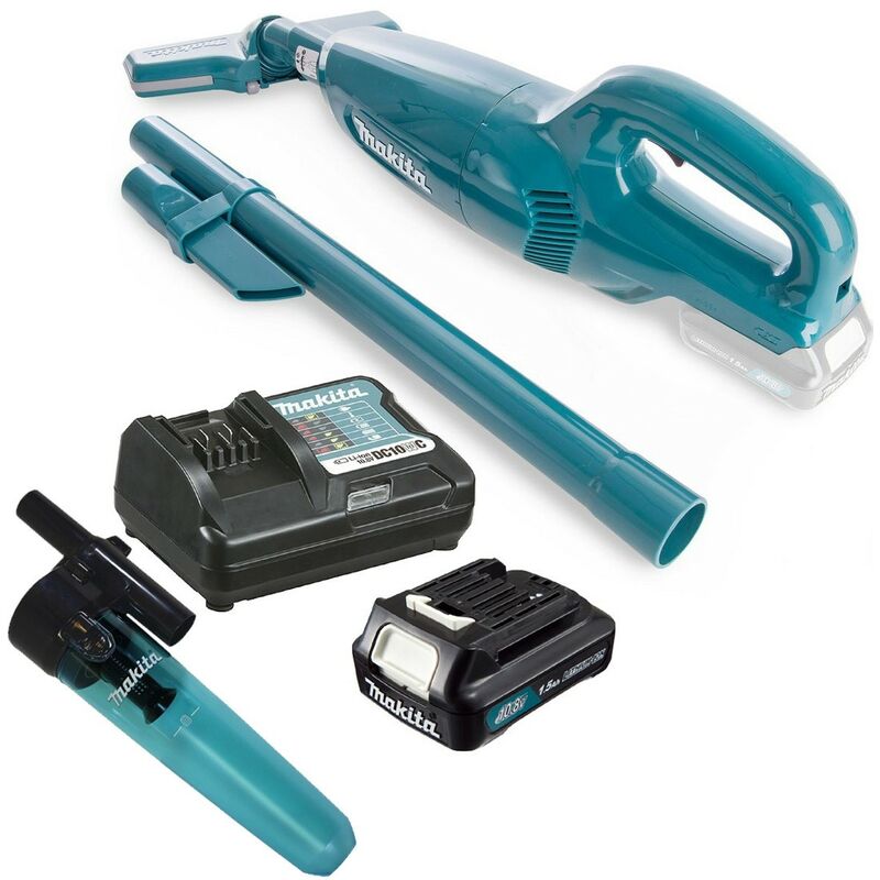 Makita - CL106FDZ 10.8V / 12V Max cxt Li-Ion Vacuum Cleaner + Battery + Cyclone