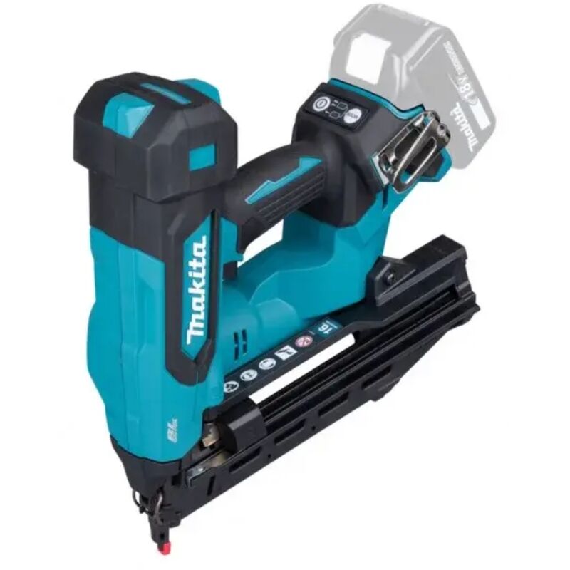 Makita Cloueuse sans fil 18V 32 64 mm sans batterie ni chargeur DBN610ZJ