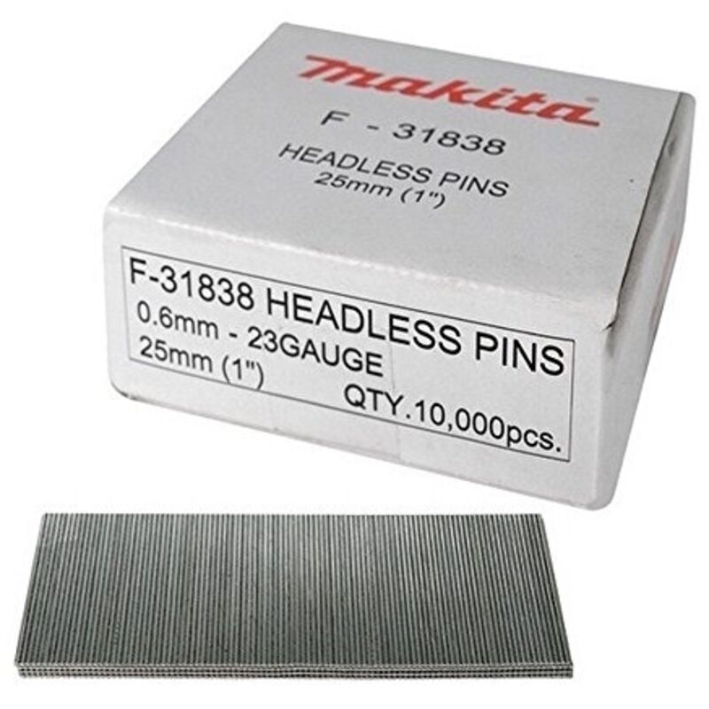 10000 Clous sans têtes Finette ø 0,6 mm - 0.60 mm - x 1000 - 35 mm - Makita