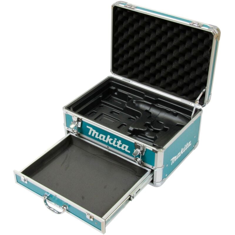 Makita - coffret à tiroirs bleu alu - 198022-3