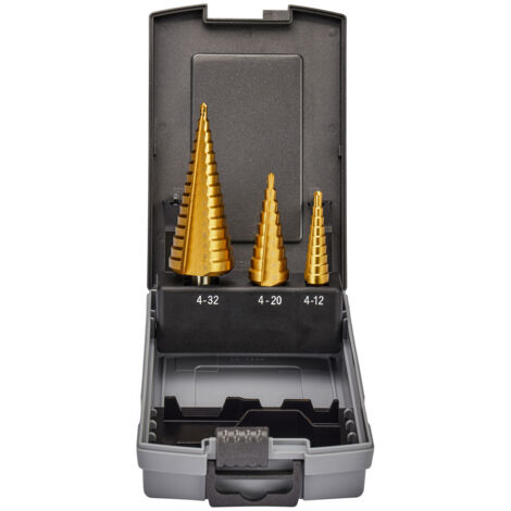 Makita Coffret de forets étagés HSS 3 pcs. - D-46573