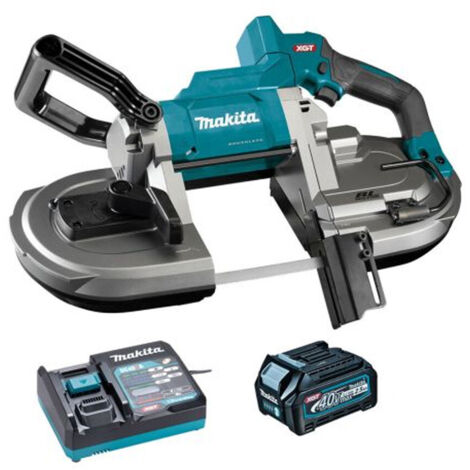 Makita Cordless Bandsaw 40V 1 x 2.5Ah Li-ion XGT BL Brushless Motor PB002GD101