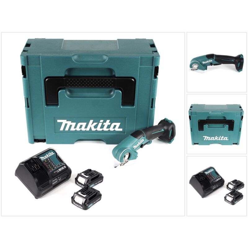 Image of Makita CP 100 DSAJ 10,8 V Akku Universalschere Multi Cutter im Makpac + 2 x 2,0 Ah Akku + Ladegerät