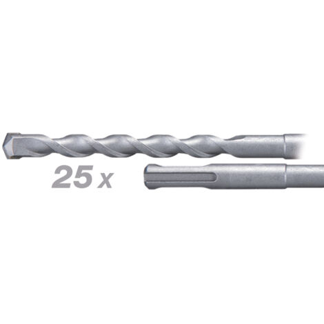 MAKITA D-01177-25 SET DE BROCAS PARA SDS-PLUS STANDMAK 6X160MM 25PCS