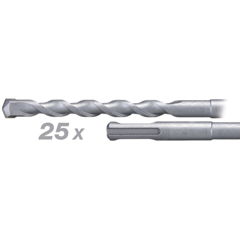 D 01208 25 Jeu de mèches pour sds plus StandMak 10x160mm 25pcs Makita
