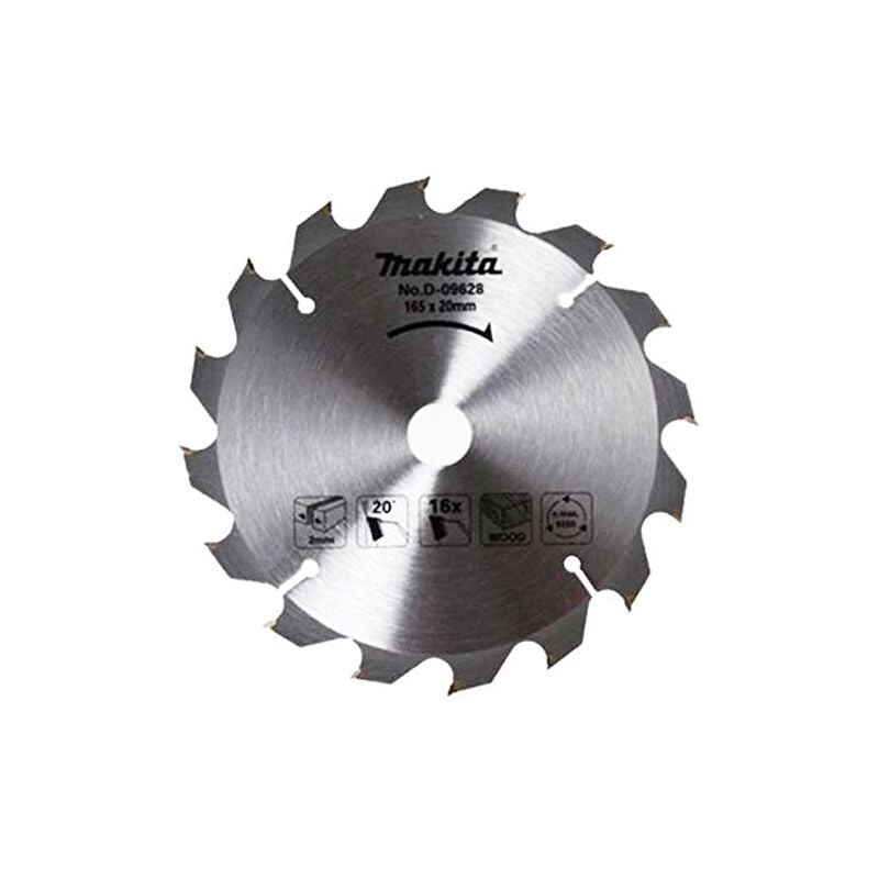 Makita - Lame Carb 165-20-10d Bois D-03327 - Mak-D-03327