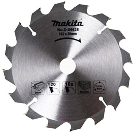 Makita D-03327 Lame De Scie Circulaire Standard TCT 165x20mm 10T Bois