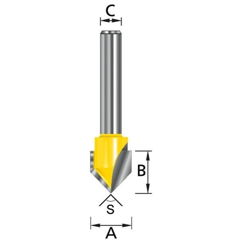 D 09391 Coupeuse 60º « v » 6mm Makita