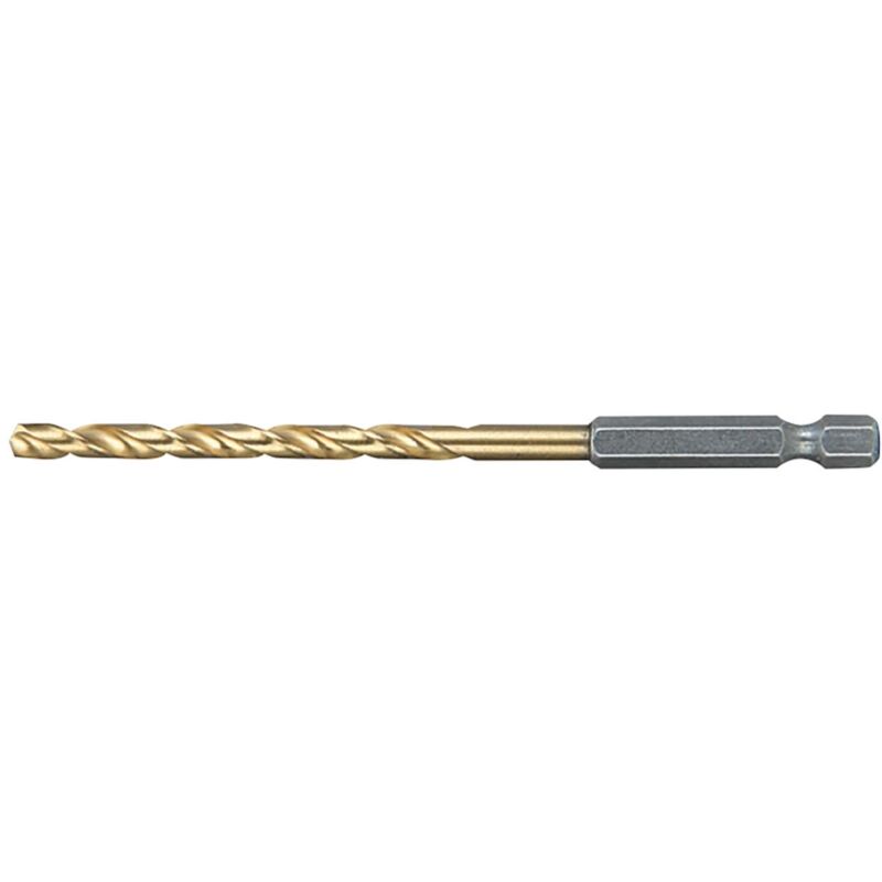 Makita - punta HSS-TiN, 4,2 x 95 mm HSS-TiN - Titanio - 1/4 - 4,2 x 95 mm