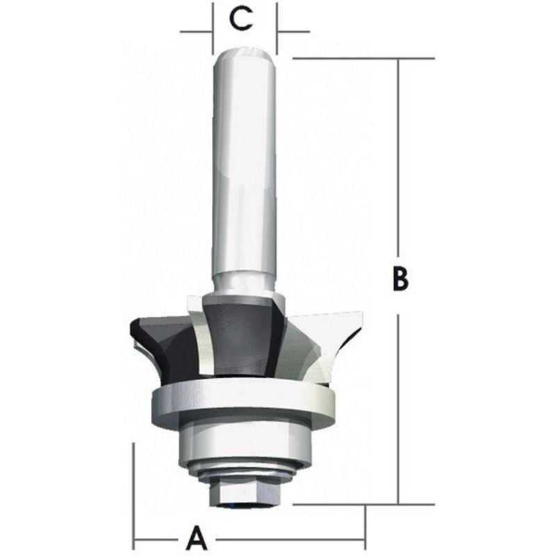 Makita - fraise carb.plong alu 6 Q6 D-16988