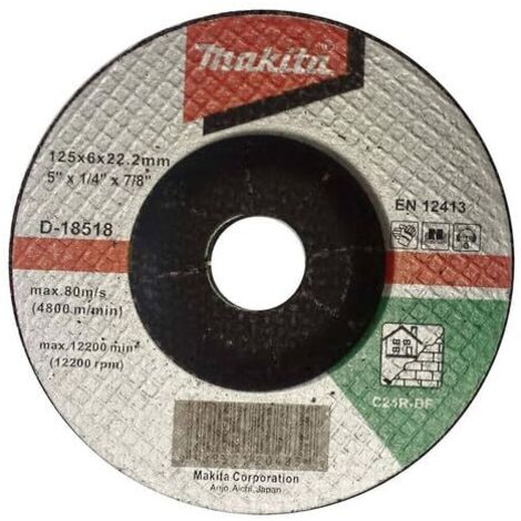 Makita D-18518 - Disco para hormigón Makita 125 x 6 mm C24R