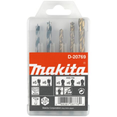 MAKITA D-20769 Bohrerkoffer für Holz und Metall 1/4"