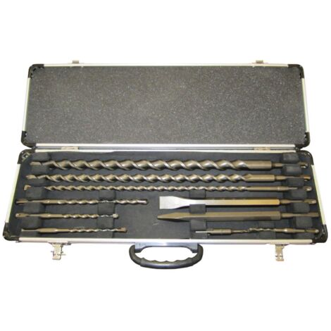 Makita D-21191 Set di trapani e scalpelli SDS-Plus 10 pezzi + custodia