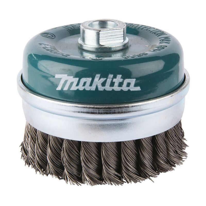 Image of Makita - Spazzola a tazza in filo d'acciaio ritorto M14 ø 100 mm D-29290