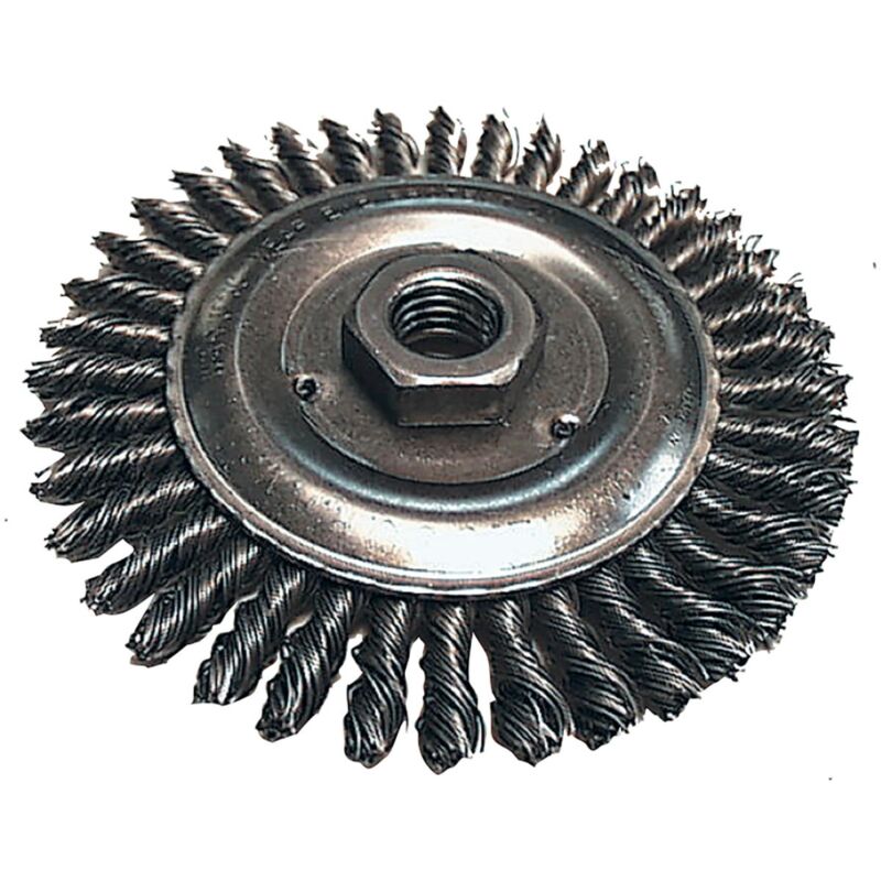 Spazzola a disco Makita 100 mm - 0,5 mm - numero di ciuffi 22 - M14