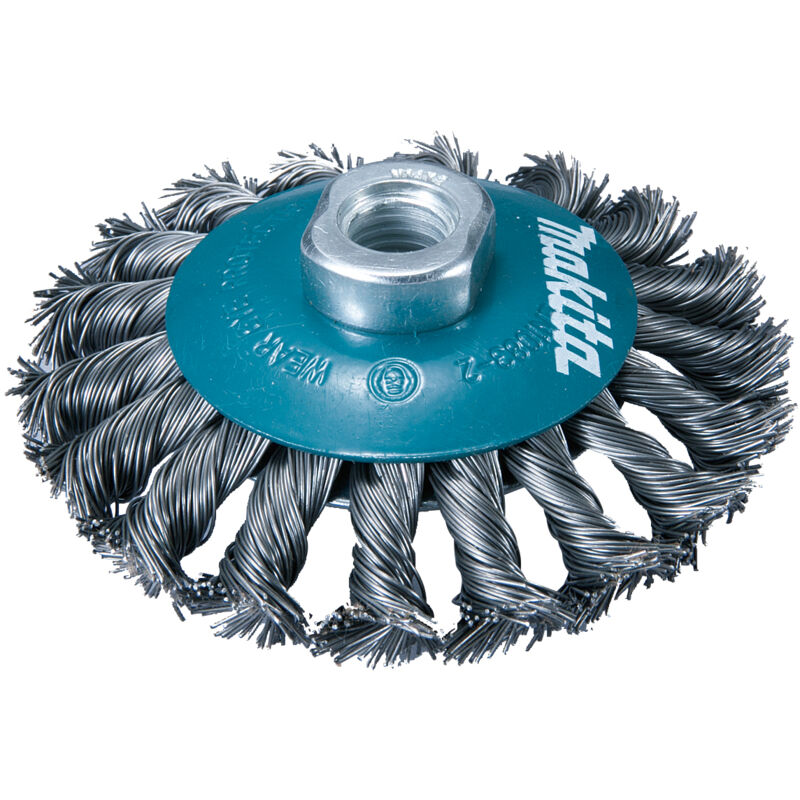 Spazzola a disco 115 mm - 0,5 mm - numero di ciuffi 24 - M14 - Makita