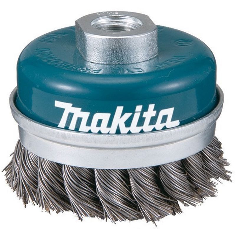 

MAKITA D-24153 - Cepillo de alambre de 60 mm insercion m14 con forma copa recta ondulada de acero trenzada 05 mm