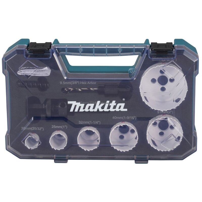 D-47139, D-47139 elettricista Hole Saw Set (6 pezzi) - Makita