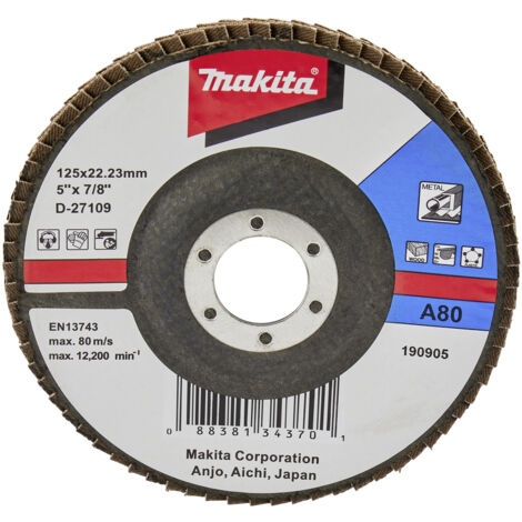 Makita D-27109  Fächerschleifscheibe Durchmesser 125 mm    1 St.