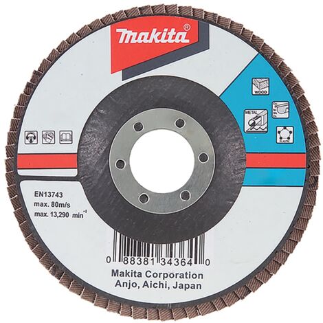 MAKITA D-27165 Aluminiumoxid-Fächerscheibe 180 mm G120