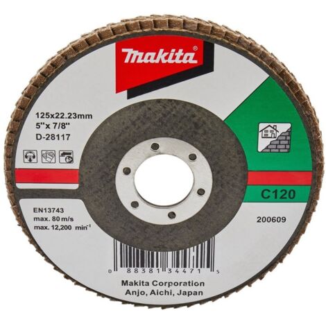 MAKITA D-28117 Siliziumkarbid-Fächerscheibe 125mm G120
