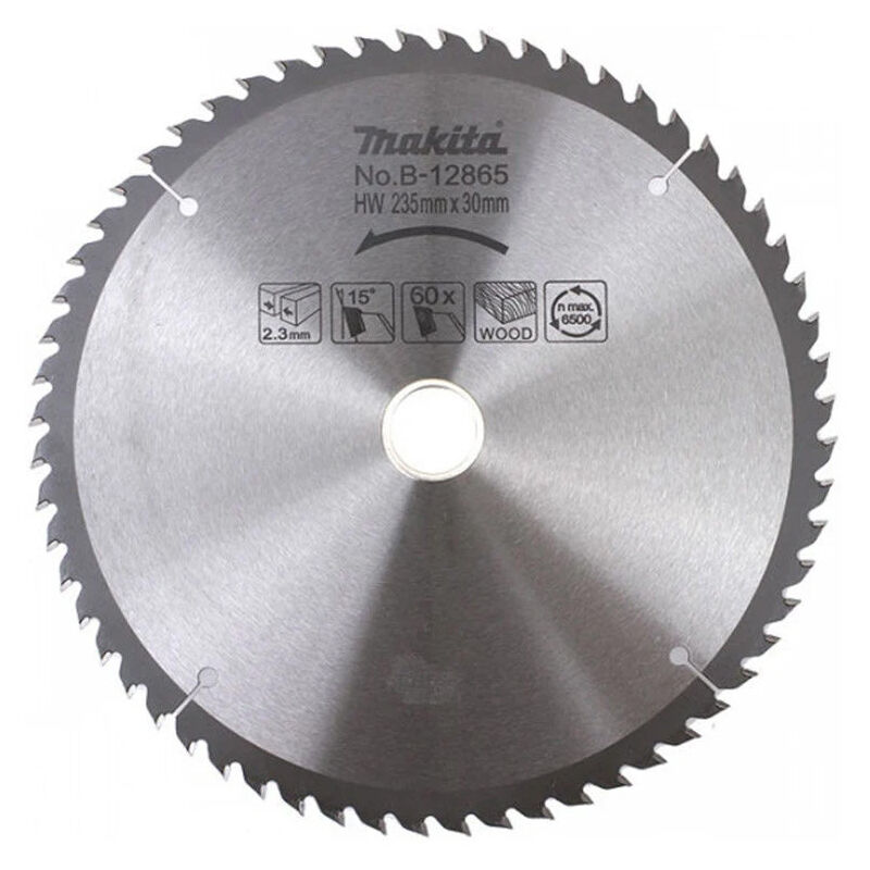 Makita - Lames carbure bois standard, pour scies circulaires
