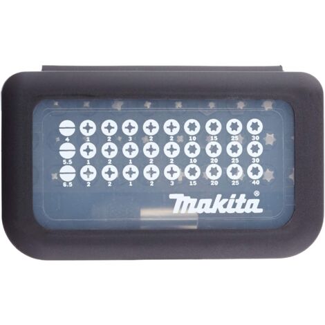 Makita D-30667 - Estuche 30 puntas de atornillar + portapuntas magnetico