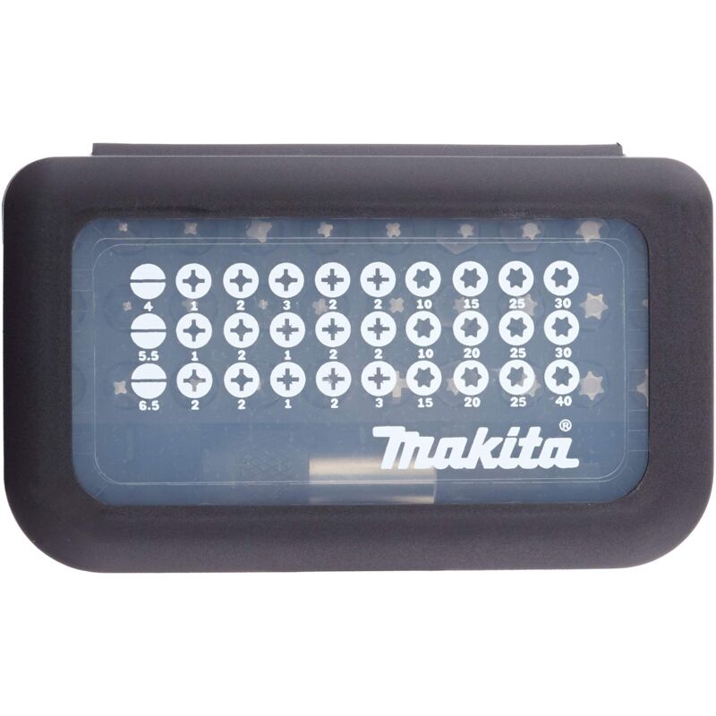 Makita D-30667 - Estuche 30 puntas de atornillar + portapuntas magnetico