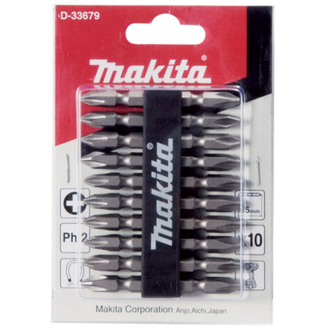 MAKITA D-34366 SET DE PUNTAS DOBLES IMANTADAS PH2