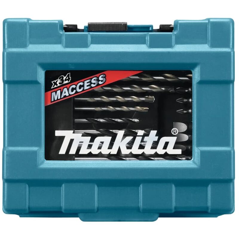 

Makita Juego de puntas de taladro 34 piezas plateado