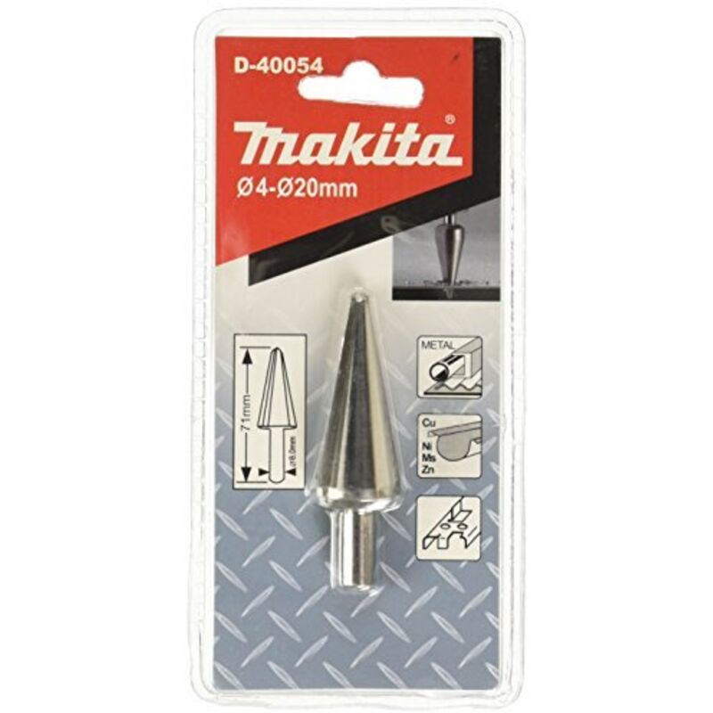 Makita D-40054 - Hss tipo punta conica 4-20 mm
