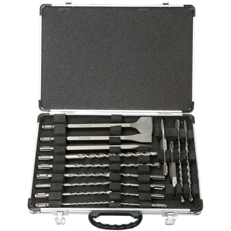 Set di punte e scalpelli Makita SDS-plus 17 pezzi