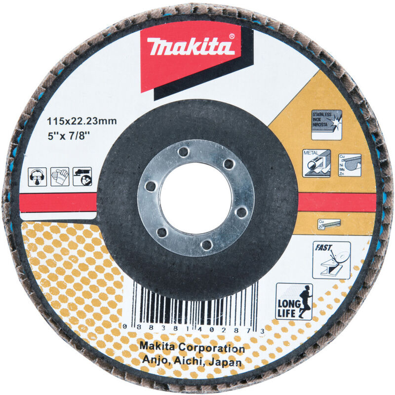 D-53746 Disco de láminas de Zirconio 115mm 80G - Makita