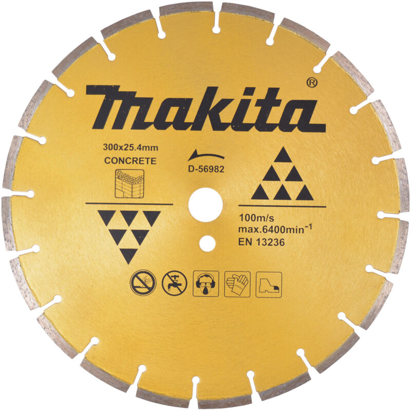 Makita - Accessori - Disco da taglio diamantato per cemento 300x25,4 mm D-56982