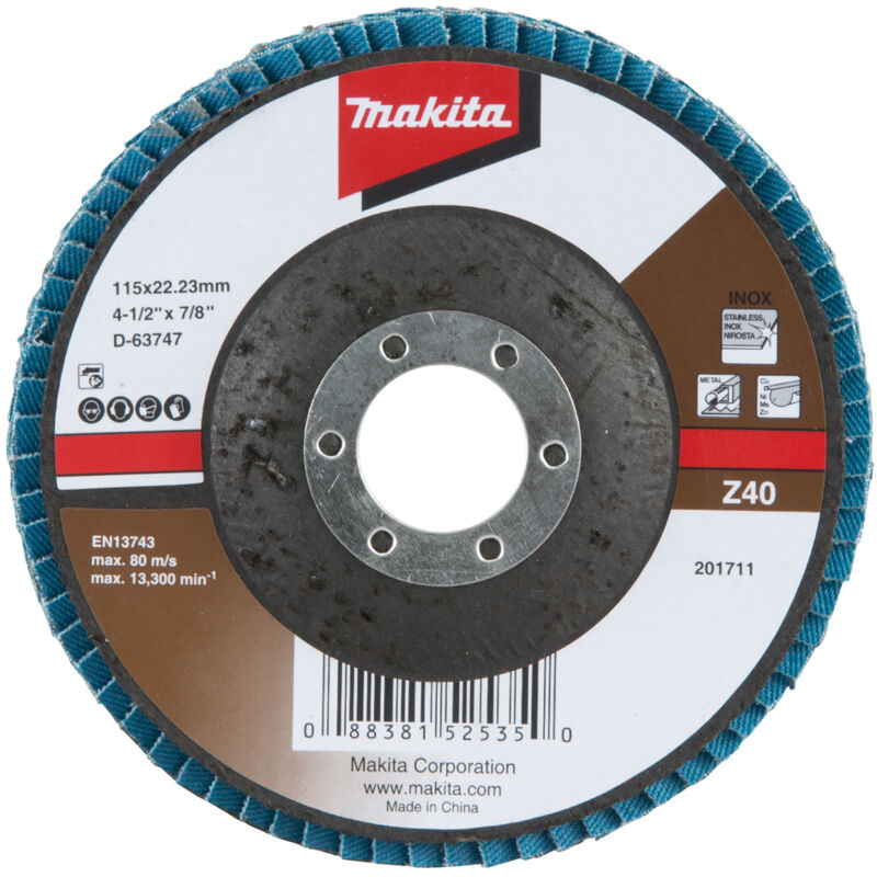 D 63747 Disque à lames 115 x 22 23 mm Z40