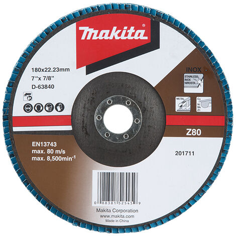 MAKITA D-63840 DISCO MIL HOJAS 180(G80) METAL