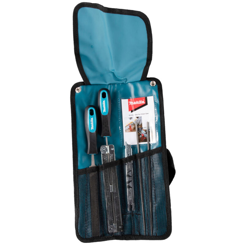 MakitaMakitaAffilacatene D-72154, utensile professionale per affilare le catene, alta precisione, design compatto, compatibilità con più dispositivi.