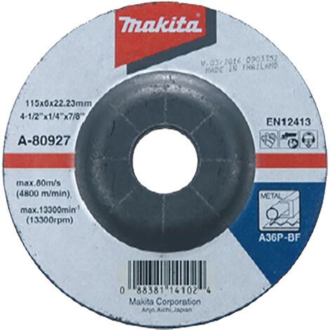MAKITA D-74485 Disque d’ébavurage en métal 115x6x2223mm