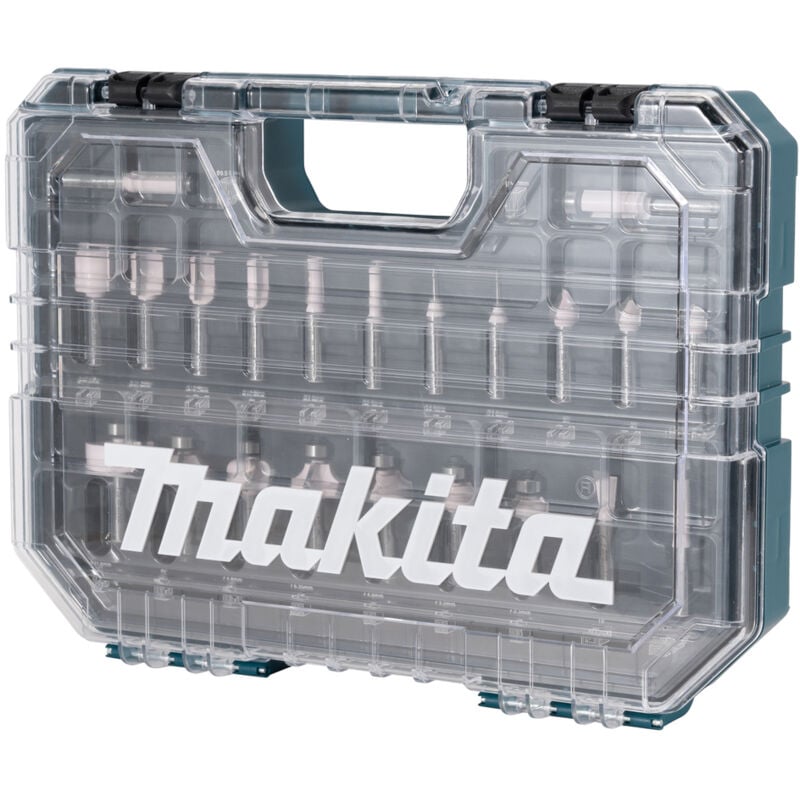 D-74778 set di frese, utensile di fresatura professionale, alta precisione, design ottimizzato, compatibilità con più dispositivi - Makita